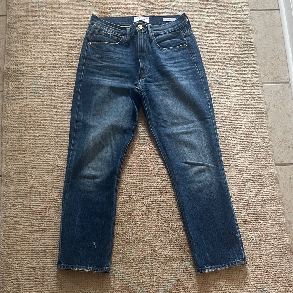 Frame Denim Le Piper in Blue Sky.